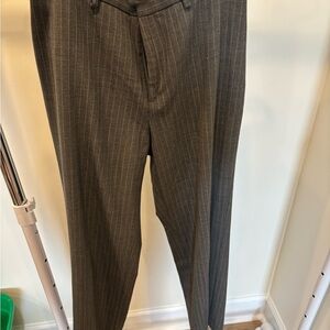 GAP Gray Pinstripe Trousers